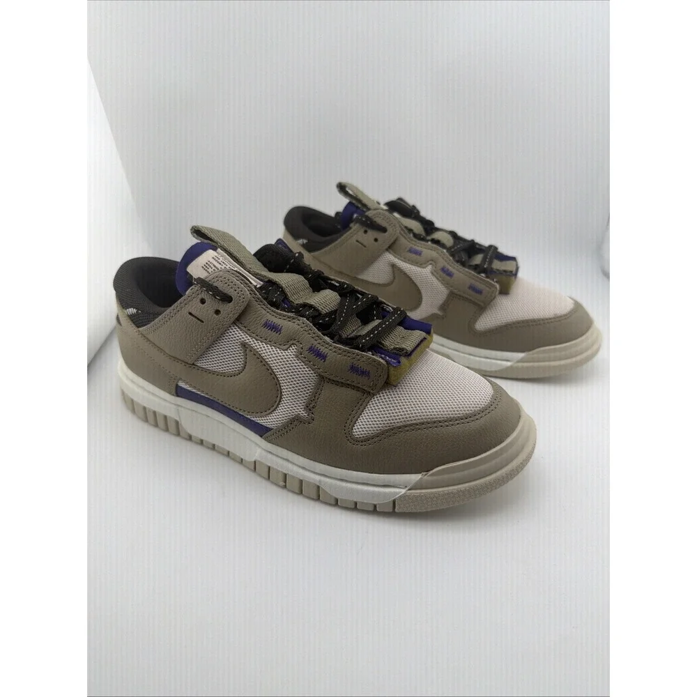 Size 8.5 Women | 7 Youth  - Nike Air Dunk Jumbo Light Orewood Field Purple